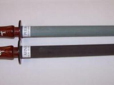 Juego de chairas de grano 1200 para el vaciado y afilado y 6000 estimado para el asentado y pulido a extremo del filo de nuestro